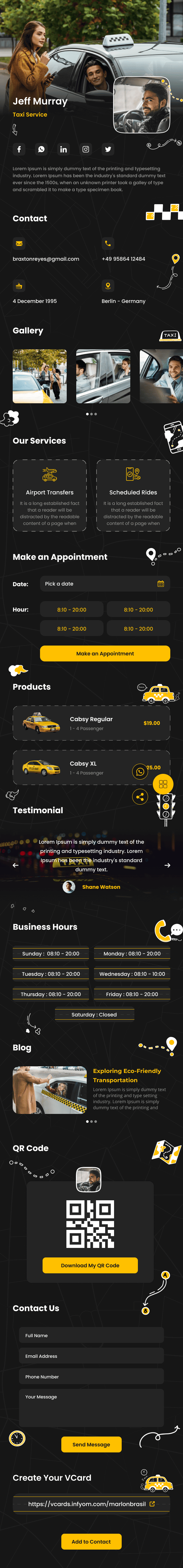 Taxi Service · Classic